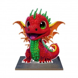 Wooden Red Dragon