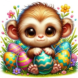 Easter Monkey