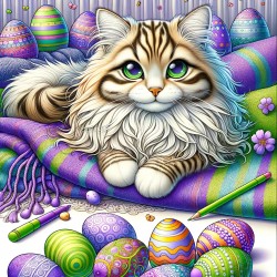 Easter Cat