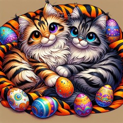 Easter Cats