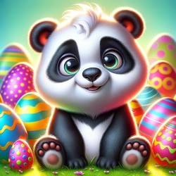 Easter Panda