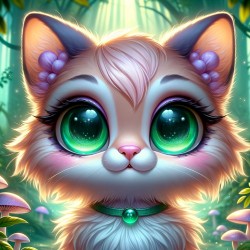 Cute Cat green eyes