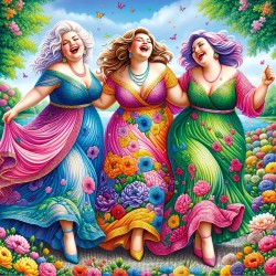 3 ladies singing