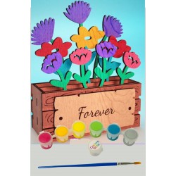 Wood Flower Box Kit - Forever