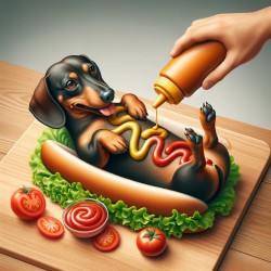 Hot dachshund