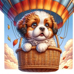 Pup in Basket