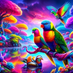 Colourful Birds