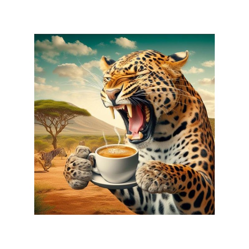 Cheetah Morning Coffee