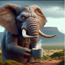 Elephant Morning Coffee