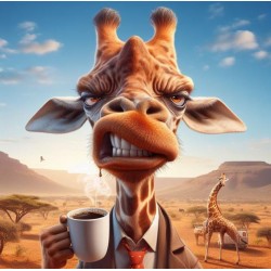 Giraffe Morning Coffee