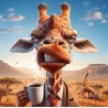 Giraffe Morning Coffee