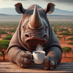 Rhino Morning Coffee