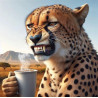 Cheetah Morning Coffee