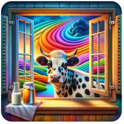 Colourful Cow