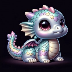 Baby White Dragon