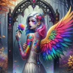 Colourful Angel