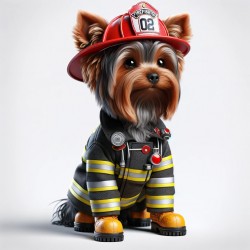 Yorkie Fireman