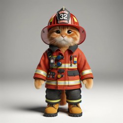 Cat Fireman