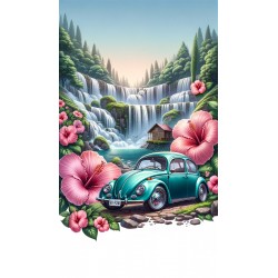 Waterfall Beatle 40x60cm