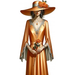 Lady in Orange