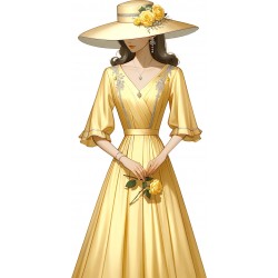 Lady in Yellow