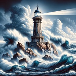 Lighthouse Storm