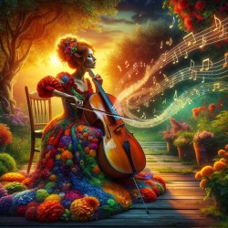 Colourful Violin
