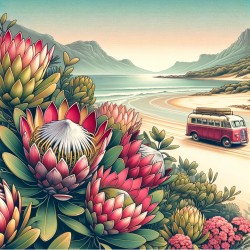 Protea and Minibus