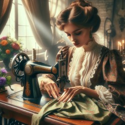 Lady Sewing