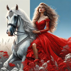 Lady on Horse