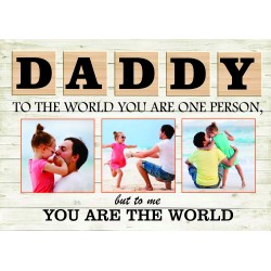 Daddy Printed Canvas