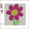 Mini Flower Diamond Art Kit 10x10cm | Beginner & Kids Diamond Painting
