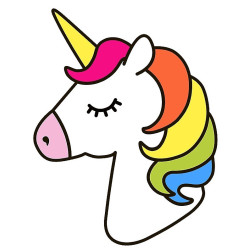 Mini Unicorn Diamond Art Kit 10x10cm | Beginner & Kids Diamond Painting