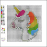 Mini Unicorn Diamond Art Kit 10x10cm | Beginner & Kids Diamond Painting