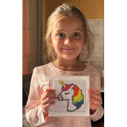 Mini Unicorn Diamond Art Kit 10x10cm | Beginner & Kids Diamond Painting