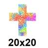 Cross 20x20cm