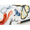 Colourful Cross, Cross Stitch 35x35