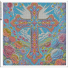 Colourful Cross, Cross Stitch 35x35