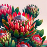 Protea 45x45cm