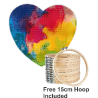 Heart Partial Cross Stitch 20x20cm
