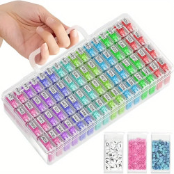 64 Slot Diamond Painting Storage Organizer Box