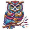 Owl Partial Cross Stitch 45x45cm