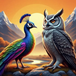 Owl and Bird