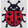 Cute Ladybug Diamond Art Kit 10x10cm | Beginner & Kids Diamond Painting