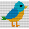Cute Bird Diamond Art Kit 10x10cm | Beginner & Kids Diamond Painting