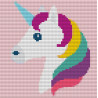 Cute Unicorn Diamond Art Kit 20x20cm | Beginner Diamond Painting