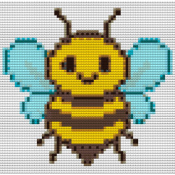 Beginner Bee Diamond Art...