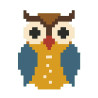 Wooden Owl Cross Stitch Keyring Kit | Beginner Friendly Craft