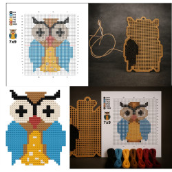 Wooden Owl 2 Cross Stitch...