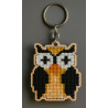 Wooden Owl Cross Stitch Keyring Kit | Beginner Friendly Craft